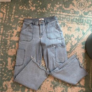 JBD utility straight leg jeans